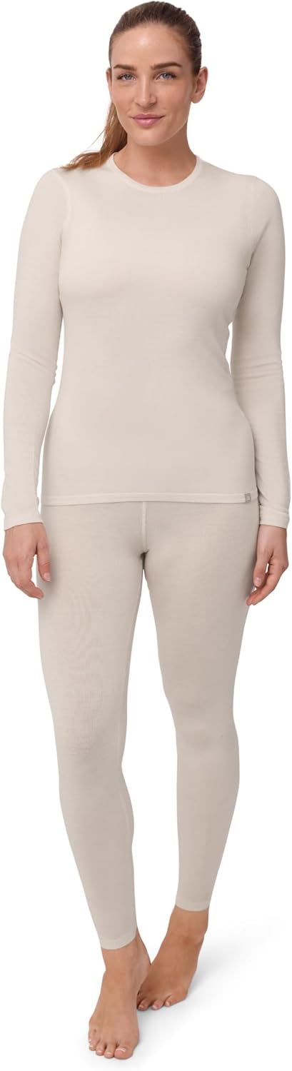 DANISH ENDURANCE Merino Thermounterwäsche Damen, Premium Skiunterwäsche Damen, Funktionsunterwäsche Set, Gebrochenes Weiß, M62,95€ statt 96,95€➡️ https://www.amazon.de/dp/B0FKB6P8GQ/?tag=preisfehlerheute-21