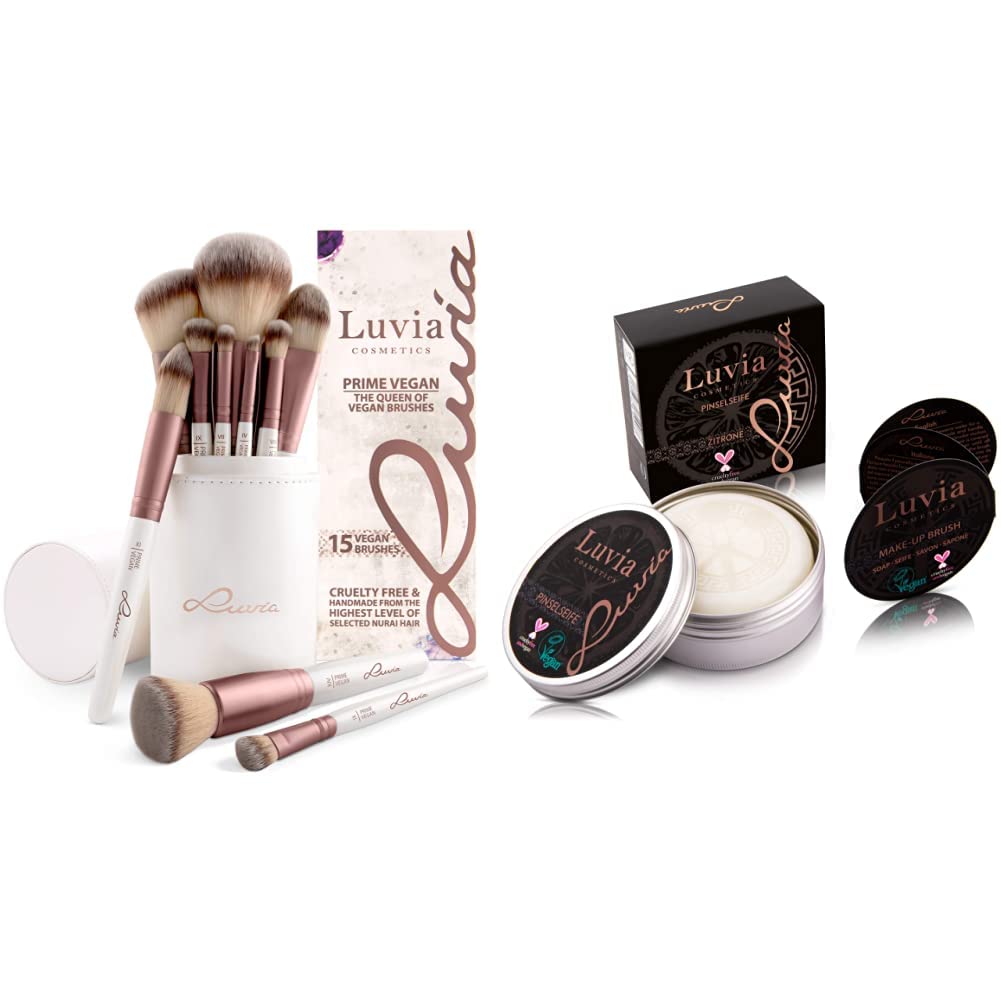 🤴 Pinselset Make-Up Von Luvia, Schminkpinsel & Luvia Pinselseife Kosmetik - Essential Brush Soap Citro – Zur Kosmetik-Pinsel-Reinigung – Ideale Beauty-Blender Seife – 100g XXL43,45€ statt 67,80€ - 36,00 % 🔥🚚 Verkauft durch Amazon und Versand durch Amazon1 Bewertungen: 5.0 / 5.0 ⭐️⭐️⭐️⭐️⭐️🛒 zu Amazon https://www.amazon.de/dp/B0BTY2F7RL/?amp%3Btag=preisfehlerheute-21&tag=preisfehlerheute-21
