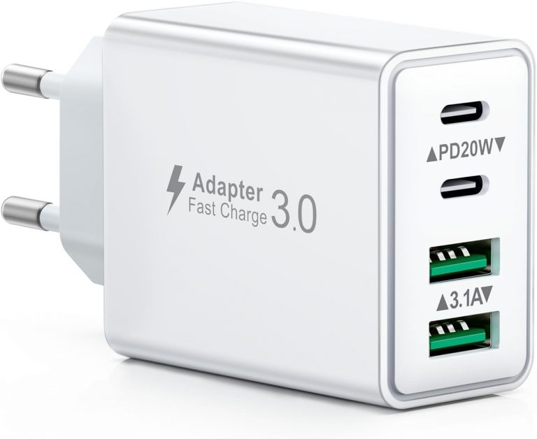 👑 USB C Ladegerät, 40W 4 Ports Schnellladegerät, Mehrfach Stecker Mit Power Adapter Fast Charger Netzteil für iPhone 17 16 15 14 13 12 11 Pro Max, iPad, Samsung, Handys8,78€ statt 12,89€ - 32,00 % 🔥🚚 Verkauft von EFULENSE und Versand durch Amazon2,357 Bewertungen: 4.6 / 5.0 ⭐️⭐️⭐️⭐️⭐️🛒 zu Amazon https://www.amazon.de/dp/B0DLNVJXM2/?amp%3Btag=preisfehlerheute-21&amp%3Bth=1&amp%3Bpsc=1&tag=preisfehlerheute-21