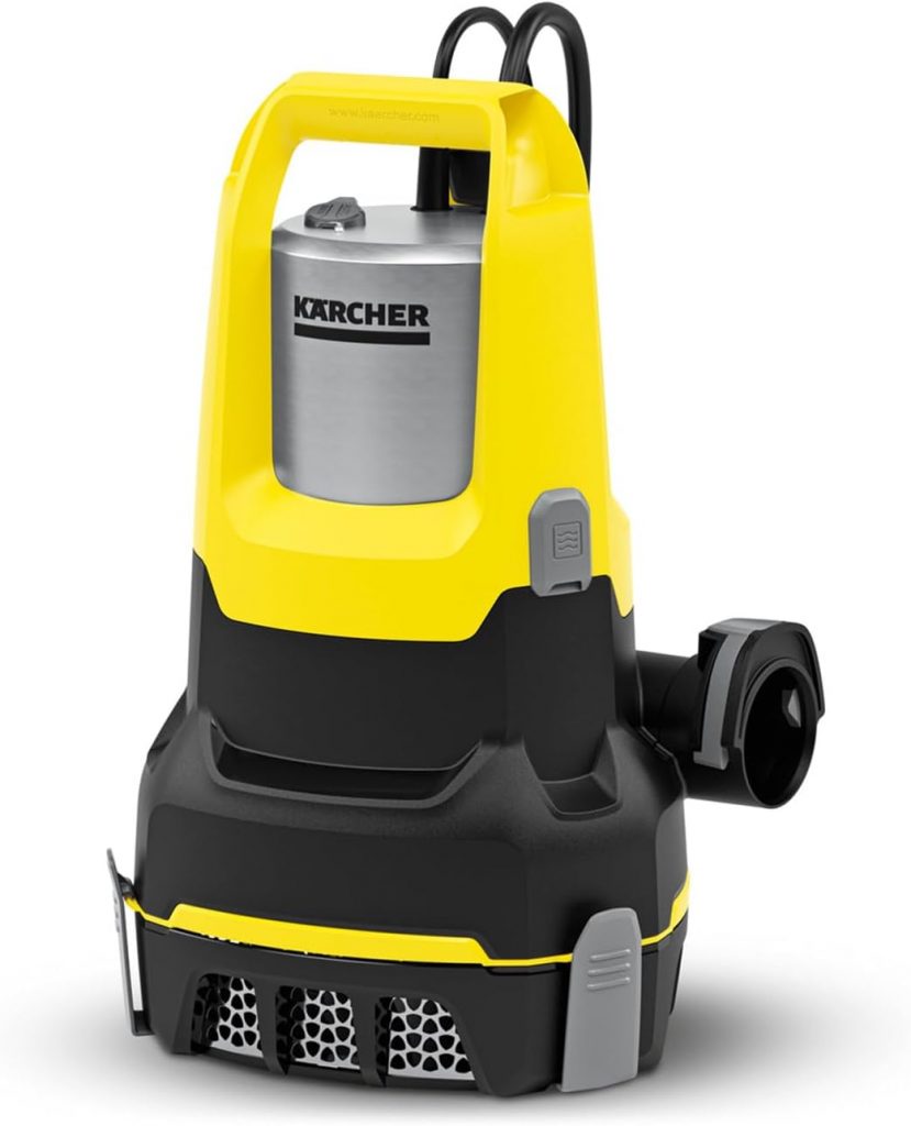 Kärcher SP 17.000 Flat Level Sensor flachsaugende Tauchpumpe, Fördermenge: 17.000 l/h, Eintauchtiefe: max. 7 m, für…
