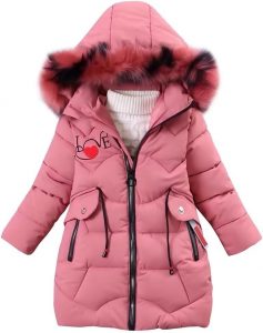 linboo Mädchen Winterjacke Kinder Wintermantel Dicke Steppjacke Lange Warme Parka Baumwolljacke Outdoor Mantel mit Fellkapuze und Love Stickdruck, Rosenrot, 140-146 (Etikettengröße: 150)18.99€ 🏷️ Coupon anwenden➡️ https://www.amazon.de/dp/B0C934PKMW/?tag=preisfehlerheute-21