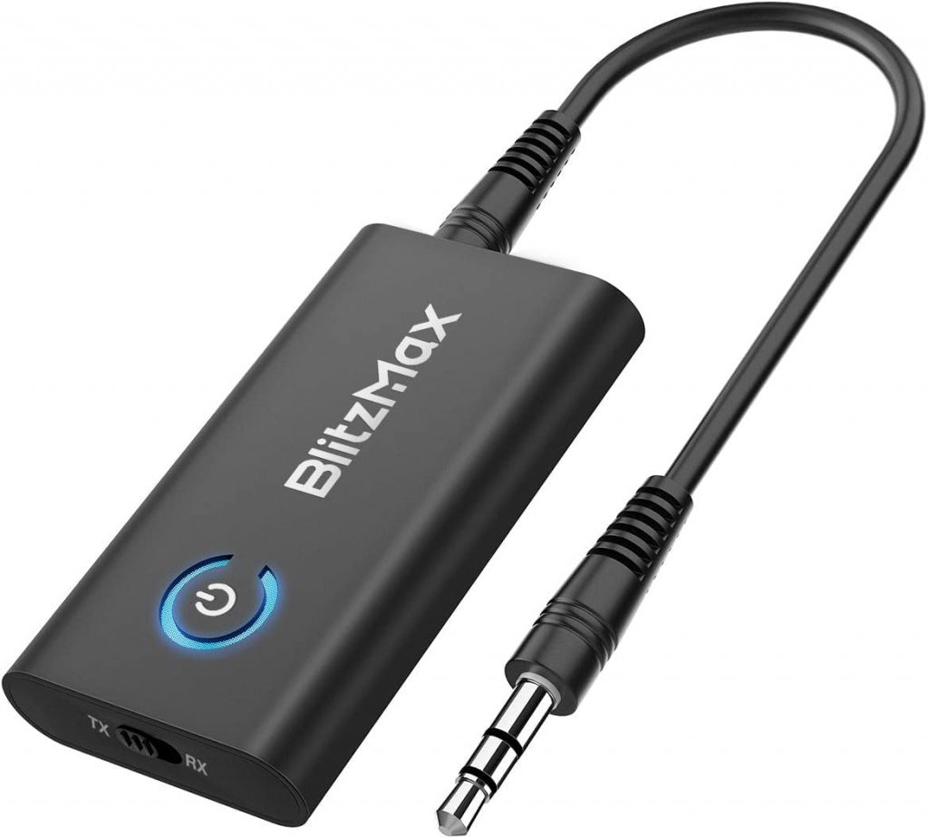 BlitzMax Bluetooth 5.2 Empfänger-Transmitter, 2-in-1 Audio Adapter, Mini 3,5 mm Klinkenstecker, tragbar, Dual Link für Flugzeug/PC/TV/Auto-Soundsystem/kabelgebundener Lautsprecher13,79€ statt 22,99€➡️ https://www.amazon.de/dp/B0BHYSFTW5/?tag=preisfehlerheute-21