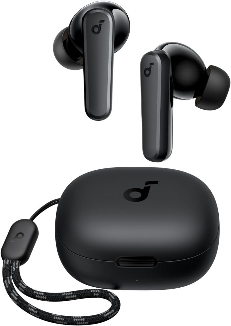 soundcore by Anker P20i Kabellose Bluetooth Kopfhörer in-Ear, 10mm Treiber, Bluetooth 5.3, Anpassbarer EQ, 30 Std. Spielzeit, IPX5 wasserfest, 2 Mikros mit KI, einzeln verwendbar (Schwarz) – Amazon-Suchanfrage bluetooth kopfhörer