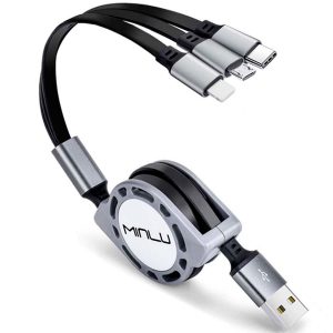 🤴 Minlu Einziehbares Multi USB Kabel [3A 1.2M] 3 in 1 Mehrfach Universal Ladekabel Schnellladekabel mit iP/Micro USB/Typ C f&uuml;r Phone17/16/15/14/13/12/11/Xs/Xr/X/8/7/Android,Galaxy,Huawei,Nexus,LG,PS4/56,44&euro; statt 8,99&euro; - 29,00 % 🔥🚚 Verkauft von MINLU-DE und Versand durch Amazon745 Bewertungen: 4.4 / 5.0 ⭐️⭐️⭐️⭐️🛒 zu Amazon https://www.amazon.de/dp/B08X6VMNG9/?tag=preisfehlerheute-21