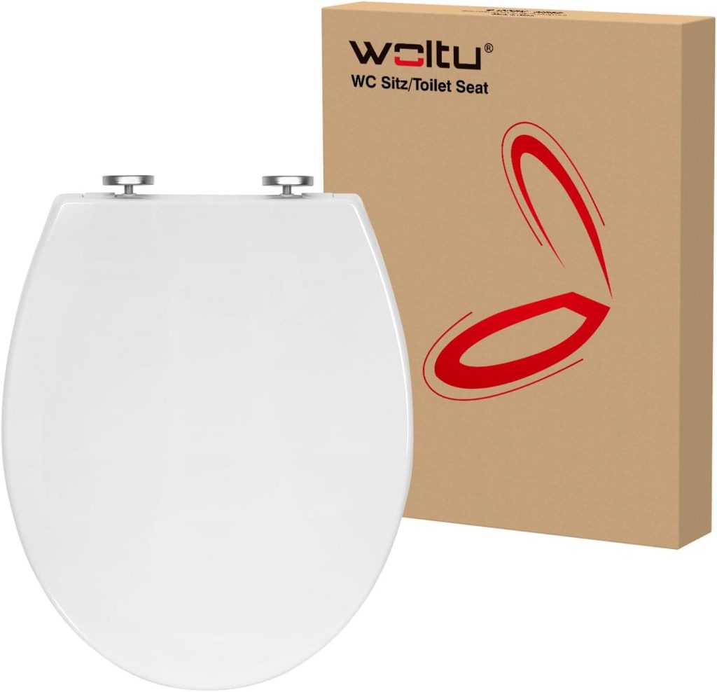 👑 WOLTU Toilettendeckel, WC Sitz Toilettensitz mit Absenkautomatik, Toilettensitz aus Kunststoff, Fast Fix(Schnellbefestigung), Softclose Scharnier Oval21,24€ statt 37,99€ - 45,00 % 🔥🚚 Verkauft und Versand durch WOLTU GmbH2,172 Bewertungen: 4.3 / 5.0 ⭐️⭐️⭐️⭐️🛒 zu Amazon https://www.amazon.de/dp/B00K9X975C/?amp%3Btag=preisfehlerheute-21&%3Bamp%3Bth=1&%3Bamp%3Bpsc=1&tag=preisfehlerheute-21