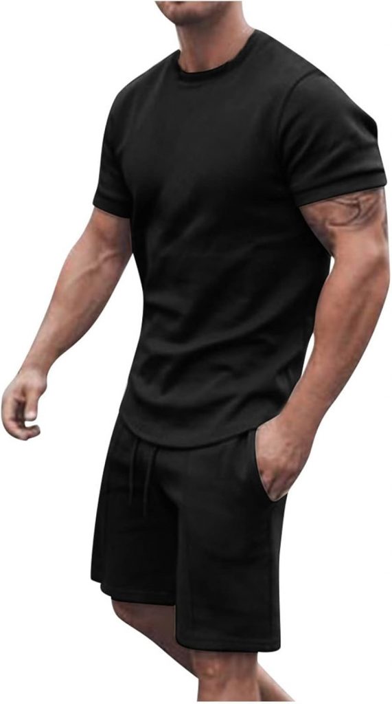 Generic schnäppchen angebote Sommer Outfit Herren Regular Passform Set Casual Bequeme Kostüm Stretch Workout Sport Set Komfortables Sportstyle Freizeitanzug Kurzarm Atmungsaktiv Jogginganzug23,99€ ➡️ https://www.amazon.de/dp/B0CZLGV7T8/?tag=preisfehlerheute-21