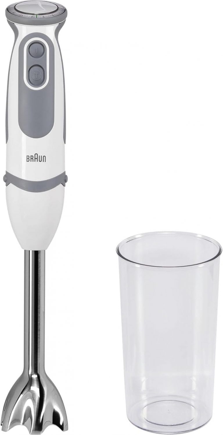 🤴 Braun Stabmixer MQ 5200WH - MultiQuick 5 Vario Pürierstab mit Edelstahl Mixfuß, 1000 Watt, inkl. 600 ml Mix- & Messbecher, weiß/grau36,90€ statt 49,99€ - 27,00 % 🔥🚚 Verkauft durch Amazon und Versand durch Amazon10,153 Bewertungen: 4.6 / 5.0 ⭐️⭐️⭐️⭐️⭐️🛒 zu Amazon https://www.amazon.de/dp/B086HX9LB6/?amp%3Btag=preisfehlerheute-21&amp%3Bth=1&amp%3Bpsc=1&tag=preisfehlerheute-21