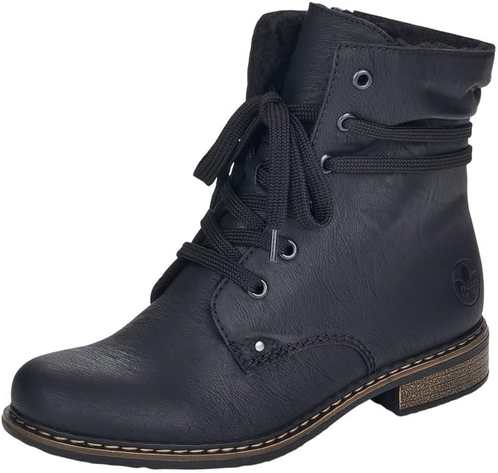🤴 Rieker Damen Schnürstiefel 71229, Frauen Stiefel