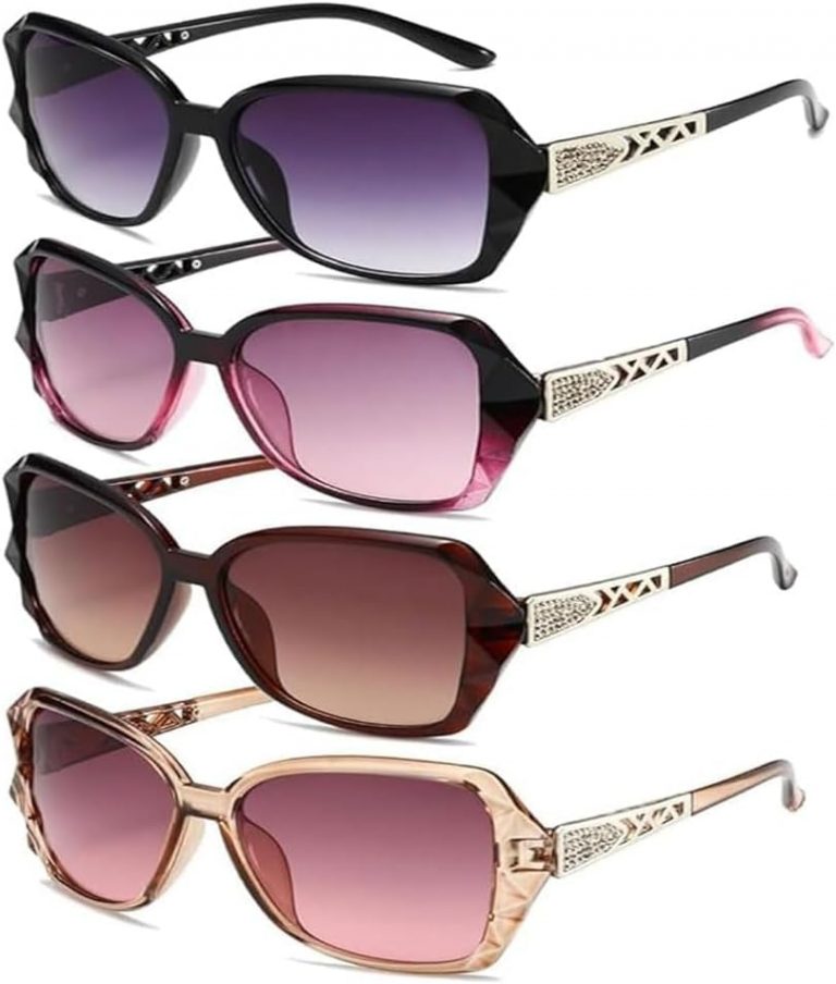 4 Stück Sunglasses,Women's Sunglasses,Sonnenbrille Damen Polarisiert,Retro Trendy Sun Glasses,UV400 Protection,Glam Style,Schutz Klassisch Vintage Brille,für Versammlungen,Strände,Partys,Einkaufen2,99€ statt 3,39€➡️ https://www.amazon.de/dp/B0FF9ZJ7LD/?tag=preisfehlerheute-21