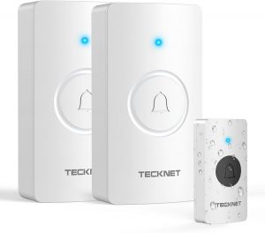 TECKNET Funkklingel, 400m Reichweite IP67 Funkklingel aussen wasserdicht, Funkklingel Batteriebetrieben mit 2 Empfängern, 5 Lautstärkestufen, 60 Melodien mit 4,5 Jahren Batterielebensdauer, Weiß20,00€ statt 27,00€➡️ https://www.amazon.de/dp/B0CZ6CXDX1/?tag=preisfehlerheute-21