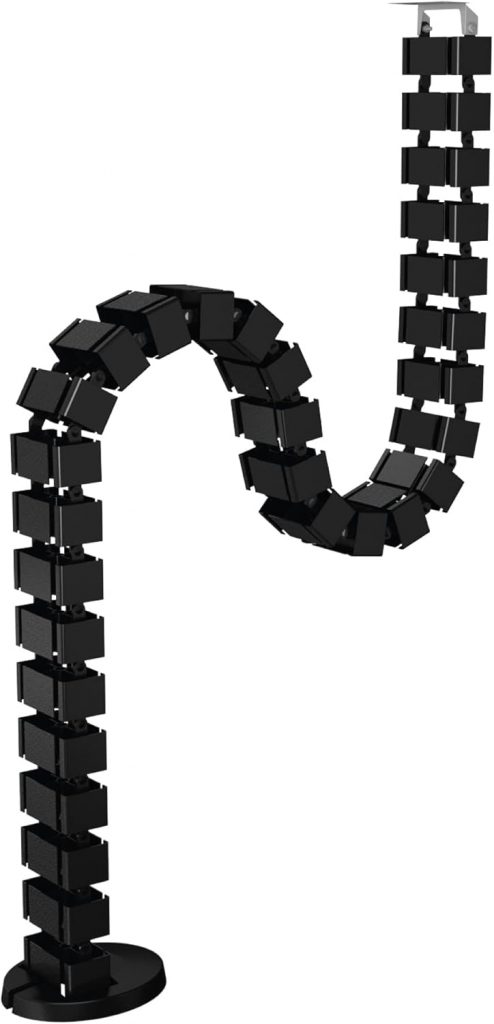 ICY BOX IB-MSA104-CM Kabelmanagement, flexibles Wirbel-System bis 1,24 m Länge, modular, schraubbar, beschwerter Fuß, 4 Kammern, Kunststoff schwarz14,11€ statt 31,68€➡️ https://www.amazon.de/dp/B078GTTJHX/?tag=preisfehlerheute-21