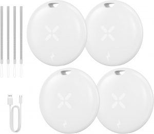 Smart Tag 4 Pack - USB-C-Aufladung Tracker Tag Kompatibel mit Apple Wo ist? (iOS NUR), Wasserdichter Gegenstandssucher,Bluetooth-Schlüsselfinder für Geldbörse,Gepäck, Weiß23.79€ statt 69.99€🏷️ Coupon anwenden➡️ https://www.amazon.de/dp/B0FS1MHLTG/?tag=preisfehlerheute-21