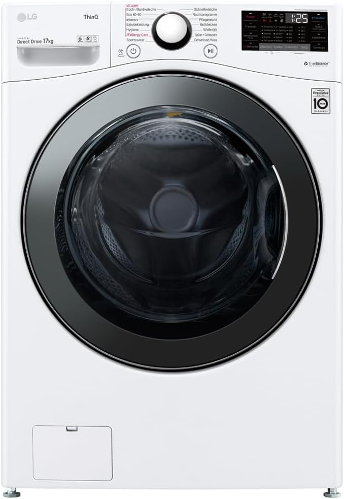 🤴 LG F11WM17TS2, Frontlader-Waschmaschine 17 kg, Klasse E, 1.100 U./Min., 70x77x99 cm, Turbowash 59 Minuten, 6 Motion DirectDrive, Wi-Fi, Weiß mit Chrom-Bullaugenring757,00€ statt 797,00€ - 6,00 % 🔥🚚 Verkauft durch Amazon und Versand durch Amazon1,021 Bewertungen: 4.3 / 5.0 ⭐️⭐️⭐️⭐️🛒 zu Amazon https://www.amazon.de/dp/B098PBLJMQ/?amp%3Btag=preisfehlerheute-21&amp%3Bth=1&amp%3Bpsc=1&tag=preisfehlerheute-21