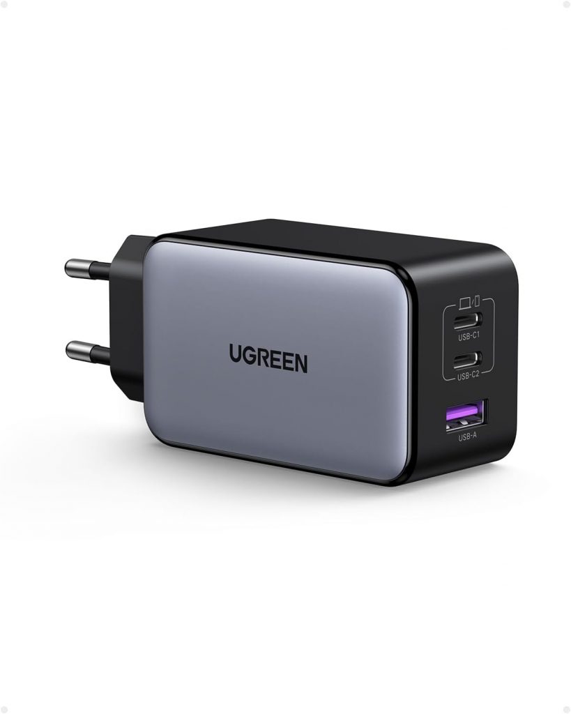 UGREEN Nexode X USB C Ladegerät 100W Mini GaN Charger 3-Port PD Netzteil Kompaktes Schnellladegerät PPS 45W Kompatibel mit MacBook Pro, iPhone 17 Air, 16, Galaxy S25 Ultra