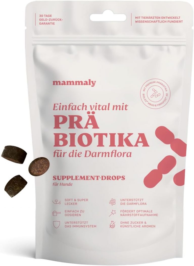 mammaly Probiotika-Drops für Hunde 110g - Verdauungssnacks für Magen Darmflora Aufbau (bei Durchfall, Sodbrennen & Gras fressen) Alternative-Leckerlie zu Heilerde, Kohletabletten als leckere Snacks9,69€ statt 16,99€➡️ https://www.amazon.de/dp/B0DJL86FMY/?tag=preisfehlerheute-21
