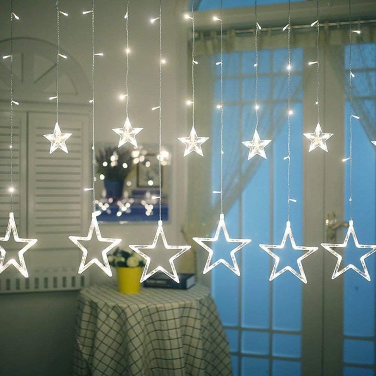 iShabao Lichterkette Sterne Strom 138 LED Weihnachtsbeleuchtung Fenster, 2.4x1m Lichtervorhang Fenster Weihnachten mit 12er Sterne, Lichterkette Innen mit Timer für Weihnachtsdeko (Weiß)7.99€ statt 24.99€➡️ https://www.amazon.de/dp/B0CKL9ZQ9C/?tag=preisfehlerheute-21