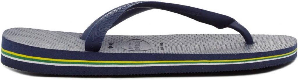 Havaianas – Brasil Logo, Iconic, Comfortable and Durable Flip-Flops, Straps with Brazilian Flag and Non-Slip Sole with Colourful Stripes, Adults Unisex