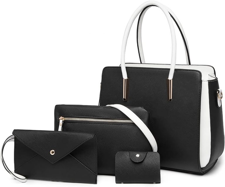 YeumouG Handtasche Damen Groß Schultertasche Handtaschen Set Für Frauen Umhängetasche Geldbörse Kartenhalter Taschen Shopper 4-teiliges Set (Schwarz)19,99€ ➡️ https://www.amazon.de/dp/B0BW361QBW/?tag=preisfehlerheute-21