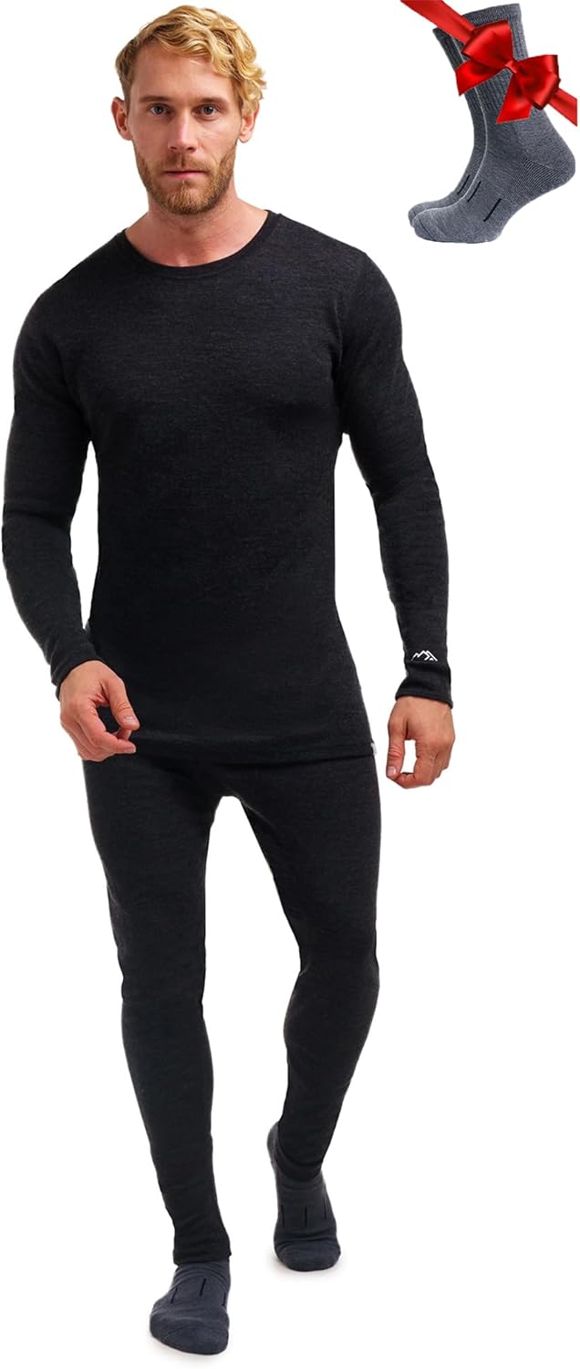 👑 Merino.tech 100% Merino Unterwäsche Herren Set - Leicht, Mittelgewicht, Thermounterwäsche Merinowolle, Langarm Shirt und Hose + Wandersocken aus Merinowolle71,98€ statt 95,99€ - 26,00 % 🔥🚚 Verkauft von MR.EQUIPP LIMITED und Versand durch Amazon2,458 Bewertungen: 4.5 / 5.0 ⭐️⭐️⭐️⭐️⭐️🛒 zu Amazon https://www.amazon.de/dp/B09C4VKVPB/?amp%3Btag=preisfehlerheute-21&amp%3Bth=1&amp%3Bpsc=1&tag=preisfehlerheute-21