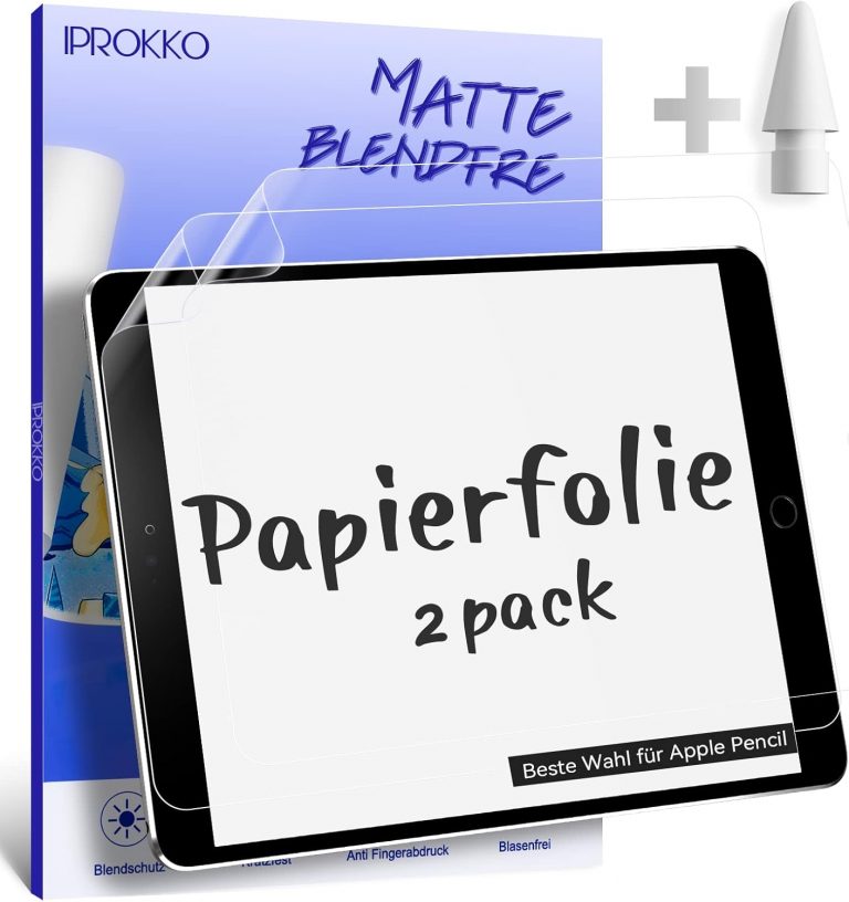 2 Stück Like Paper Folie Kompatibel mit iPad 9 /8 /7 Generation( iPad 10,2 Zoll, 2021, 2020, 2019), Matte Schutzfolie Papierfolie Displayschutz Papier Film Blendfreiem Screen Protector for Zeichnen11,89€ statt 17,99€➡️ https://www.amazon.de/dp/B0BF8ZG2GT/?tag=preisfehlerheute-21