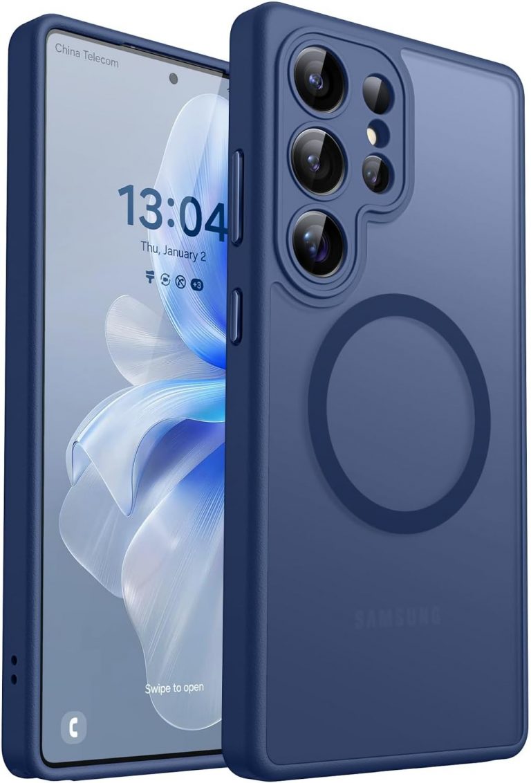 CANSHN für Samsung Galaxy S25 Ultra Hülle mit Kameraschutz für Magsafe (TOP Militärschutz & Magnetkraft) Extrem Haltbarkeit Handyhülle S25 Ultra Case - Transluzente Matt Dunkelblau12,74€ statt 14,99€➡️ https://www.amazon.de/dp/B0DS1Q1RR7/?tag=preisfehlerheute-21