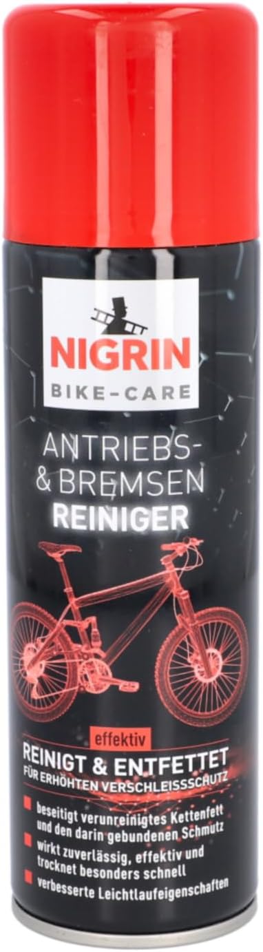 🤴 NIGRIN BIKE-CARE Fahrrad Kettenreiniger, 300 ml Sprühdose, Fahrradkette reinigen, entfettet Fahrradketten2,79€ statt 6,49€ - 58,00 % 🔥🚚 Verkauft durch Amazon und Versand durch Amazon1,330 Bewertungen: 4.6 / 5.0 ⭐️⭐️⭐️⭐️⭐️🛒 zu Amazon https://www.amazon.de/dp/B001B4TG54/?amp%3Btag=preisfehlerheute-21&amp%3Bth=1&amp%3Bpsc=1&tag=preisfehlerheute-21
