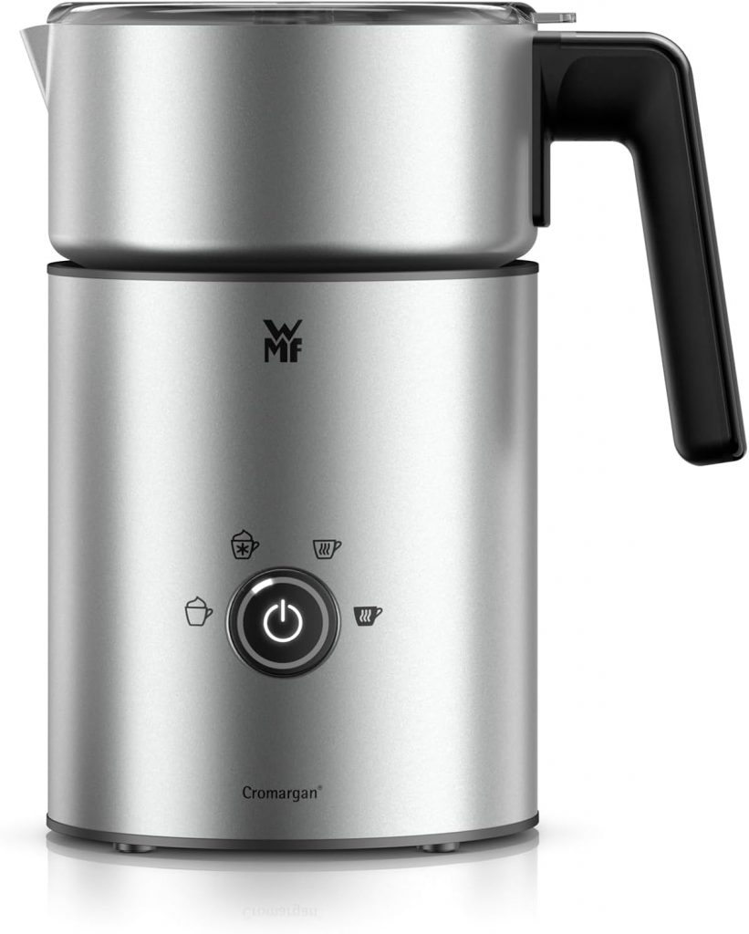 👑 WMF Lono Silk Milk & Choc Induktions-Milchaufschäumer, elektrischer Milchschäumer, heiß & kalt, 150–500 ml, Barista Milchaufschäumer für Cappuccino, Latte & heiße Schokolade, Kuh- & pflanzliche Milch