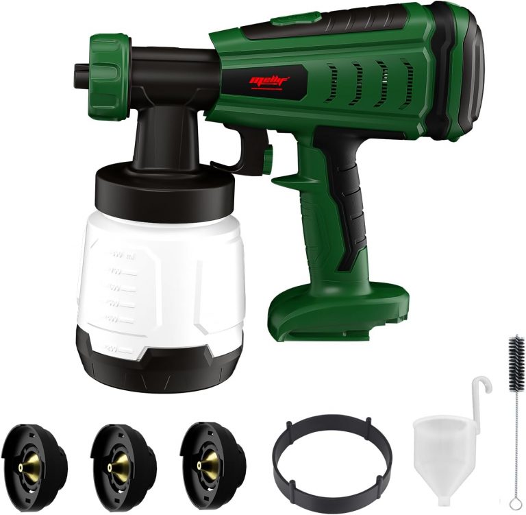 Mellif Akku Farbsprühsystem für Bosch Akku 18V, Farbsprühgerät mit 800 ml Behälter, 3 Düsen (1/1.5/2.5mm) Bürstenlosen Motor, Förderleistung 1000 ml/min, Farbsprühpistole für Wänden, Möbel (OHNE Akku)19.99€ ➡️ https://www.amazon.de/dp/B0DDC9C9YF/?tag=preisfehlerheute-21