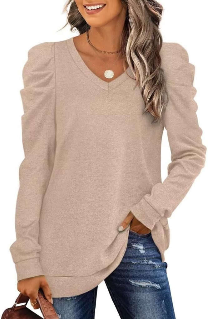 👑 XIEERDUO Puffärmel Pullover Damen Herbst Sweatshirt Elegant V Ausschnitt Langarm Shirt9,99€ statt 23,99€ – 59,0 🔥🚚 Verkauft von XIEERDUO-EU und Versand durch Amazon523 Bewertungen: 4.2 / 5.0 ⭐️⭐️⭐️⭐️🛒 zu Amazon https://www.amazon.de/dp/B0C7KC1PZX/?th=1&tag=preisfehlerheute-21#038;psc=1&tag=preisfehlerheute-21