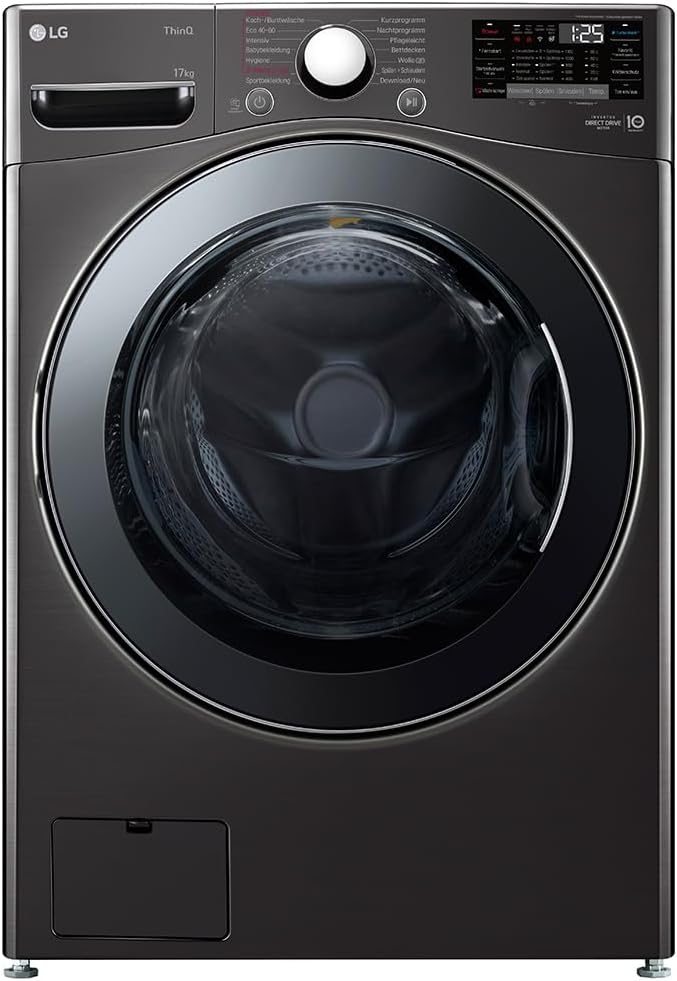 🤴 LG F11WM17TS2B, Frontlader-Waschmaschine 17 kg, Klasse E, 1.100 U./Min., 70x77x99 cm, Turbowash 59 Minuten, 6 Motion DirectDrive, Wi-Fi, Metallic Black Steel719,00€ statt 1099,00€ - 35,00 % 🔥🚚 Verkauft durch Amazon und Versand durch Amazon1,031 Bewertungen: 4.3 / 5.0 ⭐️⭐️⭐️⭐️🛒 zu Amazon https://www.amazon.de/dp/B0BQJTYHWR/?amp%3Btag=preisfehlerheute-21&tag=preisfehlerheute-21