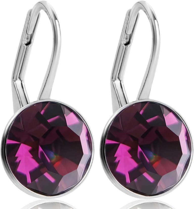 Silber-Ohrringe Marken Kristalle 925 Sterling Silver - kurze Ohrhänger Klappverschluss NOBEL SCHMUCK12,00€ statt 27,95€➡️ https://www.amazon.de/dp/B07CXTB1SR/?tag=preisfehlerheute-21