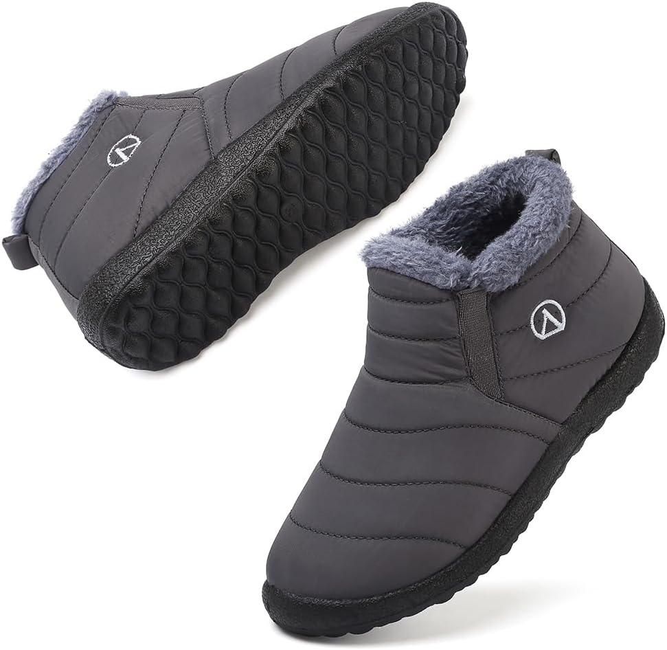 Rokiemen Kinder Winterstiefel Jungen Mädchen Warm Gefütterte Schneestiefel Wasserdicht Winterschuhe Outdoor…