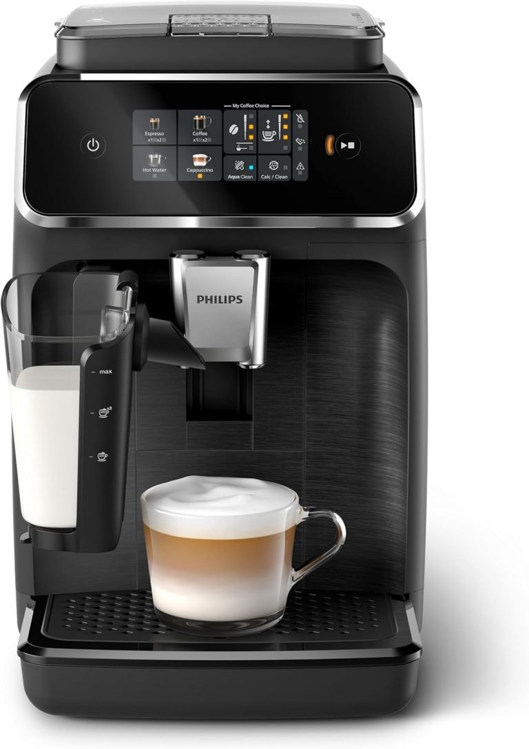 👑 Philips 2300 Series Kaffeevollautomat - 4 Getränke, Modernes Farb-Touchscreen-Display, LatteGo-Milchsystem, SilentBrew, 100% Keramikmahlwerk, AquaClean Filter. Mattschwarz (EP2330/10)333,33€ statt 499,99€ - 34,00 % 🔥🚚 Verkauft durch Amazon und Versand durch Amazon3,277 Bewertungen: 4.2 / 5.0 ⭐️⭐️⭐️⭐️🛒 zu Amazon https://www.amazon.de/dp/B0CDCCZ9K8/?amp%3Btag=preisfehlerheute-21&amp%3Bth=1&amp%3Bpsc=1&tag=preisfehlerheute-21
