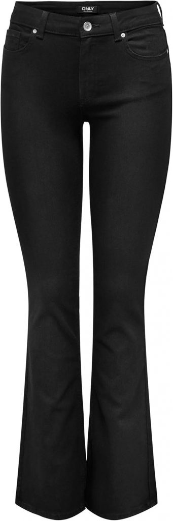 ONLY Female Flared fit Jeans ONLBLUSH Mittlere Taille Flared Jeans
