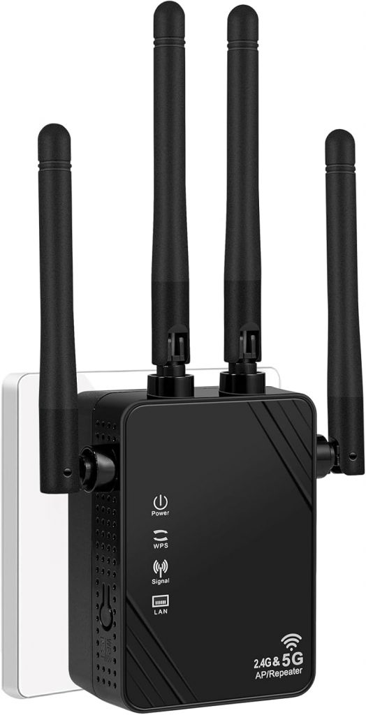 👑 WLAN Verstärker, 1200Mbit/s WLAN Repeater, 5G & 2.4G Dualband Ultraxtender WiFi Verstärker mit LAN anschluss, WPS, Kompatibel mit 99% Standard-WiFi Routern, Deckt bis zu 9200Sq.ft und 35 Geräte29,99€ statt 100,00€ – 71,0 🔥🚚 Verkauft von Pgsdgvf und Versand durch Amazon16 Bewertungen: 5.0 / 5.0 ⭐️⭐️⭐️⭐️⭐️🛒 zu Amazon https://www.amazon.de/dp/B0FVS99S75/?tag=preisfehlerheute-21