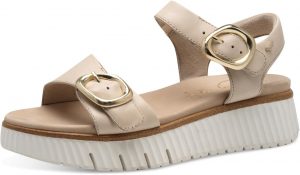 Tamaris Comfort Damen Sandalen flach aus Leder Plateau, Beige (Ivory), 37 EU58,19€ statt 79,95€➡️ https://www.amazon.de/dp/B0DBJ81328/?tag=preisfehlerheute-21