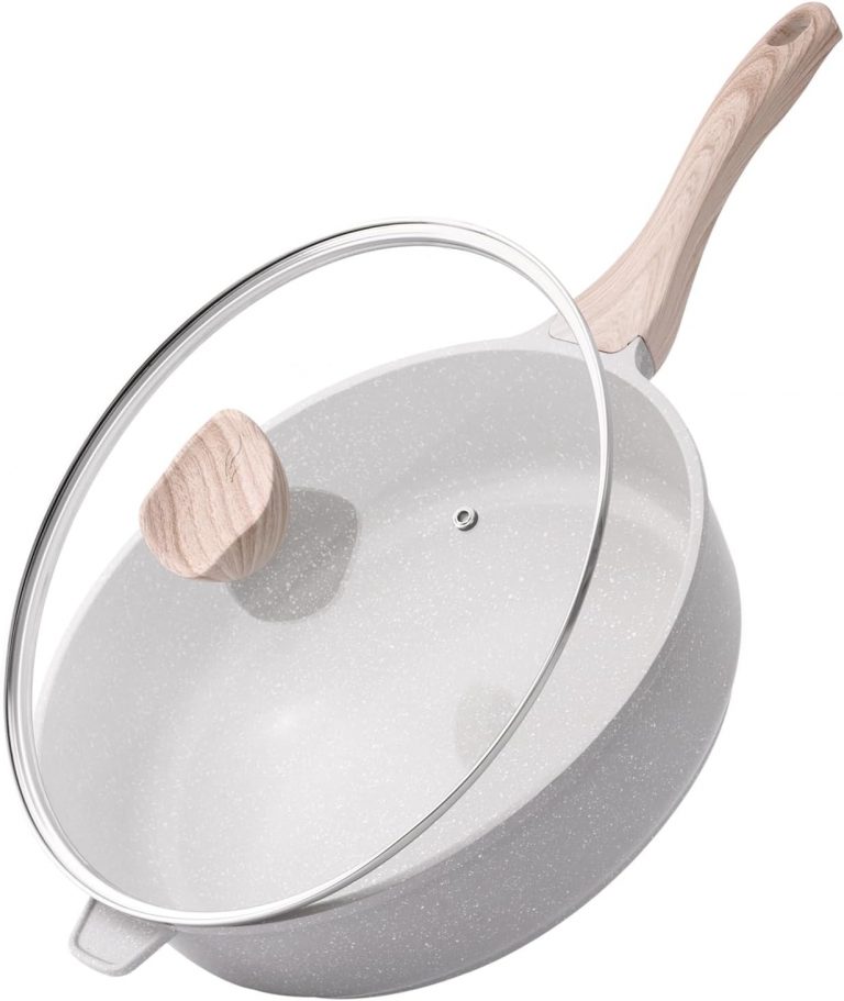 Kordisen Keramik Bratpfanne mit Deckel, 30 cm Antihaft Tiefe Pfanne, Große Induktion pfanne, Gesunde Stein Kochgeschirr, PFOA Frei (Weiß)36,89€ statt 54,99€➡️ https://www.amazon.de/dp/B0DF76PPCJ/?tag=preisfehlerheute-21