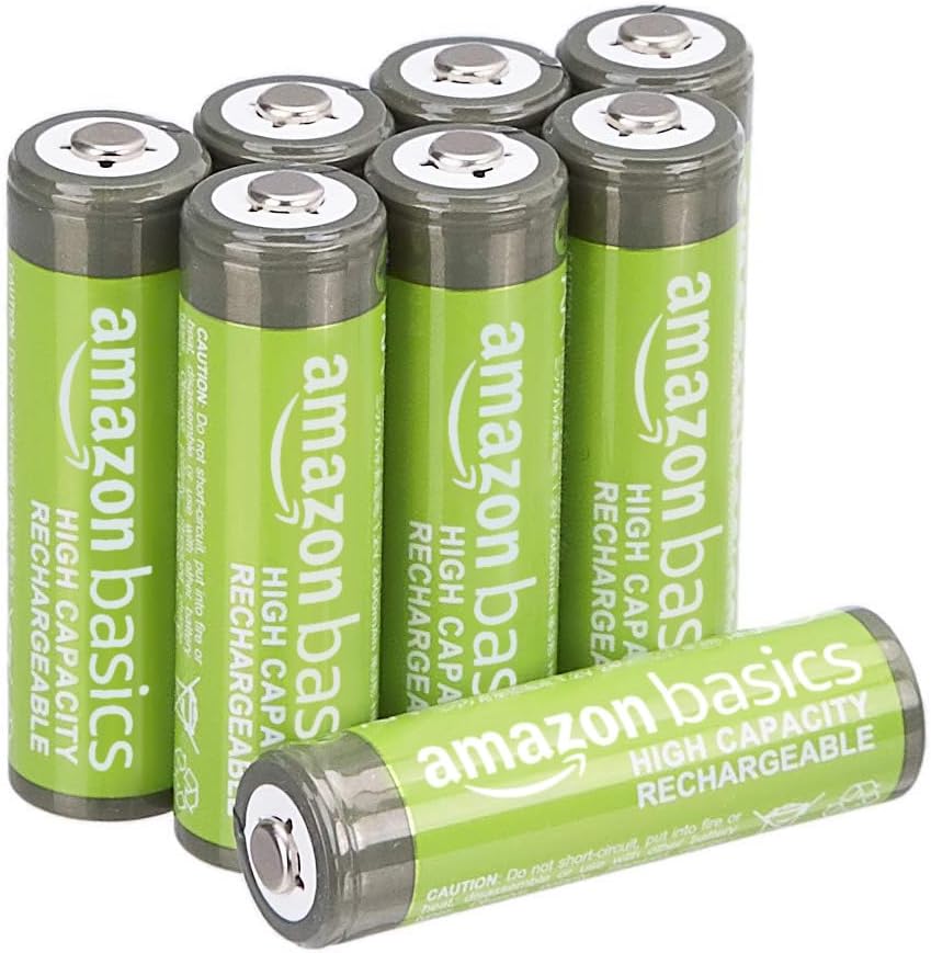 Amazon Basics 8er-Pack wiederaufladbare AA-NiMH-Batterien mit hoher Kapazität, 2400 mAh, 1,2 V, bis zu 400-mal aufladbar, vorgeladen9,51€ statt 12,29€➡️ https://www.amazon.de/dp/B00HZV9WTM/?tag=preisfehlerheute-21