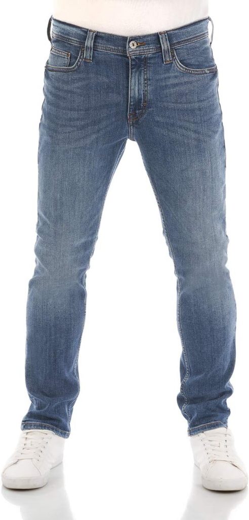 MUSTANG Jeans Herren Stretch Slim Fit Vegas Jeanshose Hose Denim, Größe:36W / 30L, Farbvariante:Denim Blue (5000-313)
