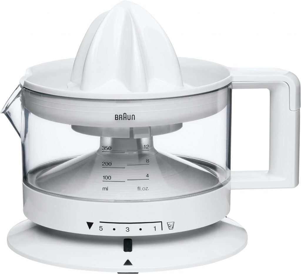Braun Braun Tribute Collection CJ 3000 Zitruspresse (20 W, 0,35 l) weiß, 1 – pack