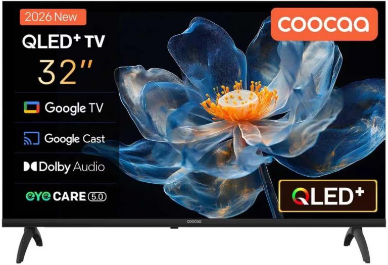 👑 coocaa QLED Smart TV 32 Zoll, 80cm, QLED Fernseher kompatibel mit Google TV, HDR10, Dolby Audio, Bluetooth 5.1, EyeCare, Google Cast, Triple Tuner (DVB-T/T2/C/S/S2, CI+), 32CGQG40Z, 2026 Modell124,99€ statt 219,99€ - 44,00 % 🔥🚚 Verkauft durch Amazon und Versand durch Amazon234 Bewertungen: 4.2 / 5.0 ⭐️⭐️⭐️⭐️🛒 zu Amazon https://www.amazon.de/dp/B0FWRZKJGX/?amp%3Btag=preisfehlerheute-21&amp%3Bth=1&amp%3Bpsc=1&tag=preisfehlerheute-21