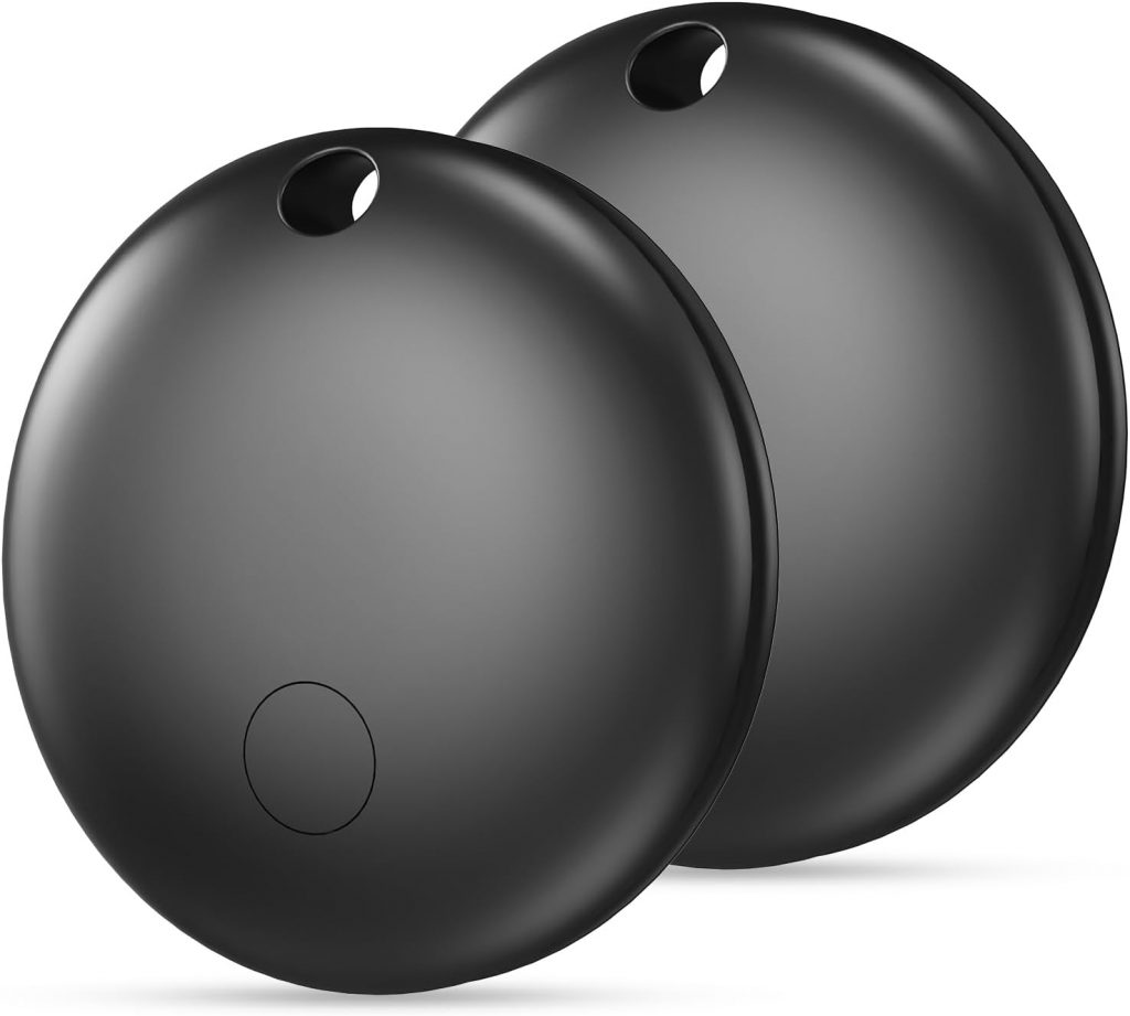 GPS Tracker Tag 2-Pack – Android Smart Tag Kompatibel mit Apple Wo ist? Und Google Mein Gerät Finden APP, Wasserdichter Gegenstandssucher, Bluetooth-Schlüsselfinder für Geldbörse, Gepäck