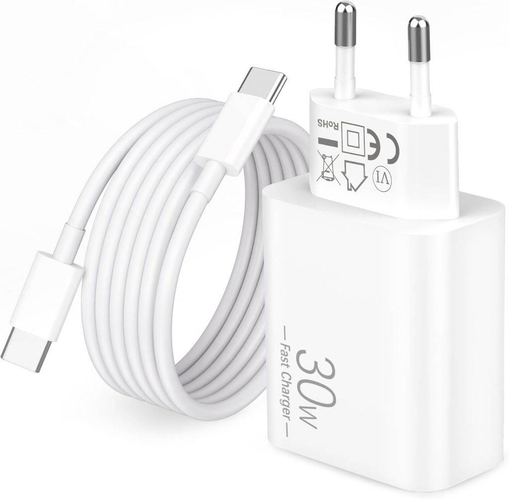30W USB C Ladegerät Ladekabel für iPad Pro/Air 13/11/12.9, iPad 10/11/A16 Generation, iPhone 17/Air/16/16e/15 Pro Max, Netzteil Stecker Schnellladegerät Charger Adapter mit 2M USBC Schnellladekabel12,34€ statt 12,99€➡️ https://www.amazon.de/dp/B0DQPVRPKZ/?tag=preisfehlerheute-21