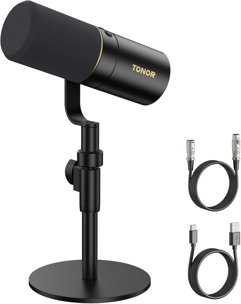 TONOR USB/XLR Dynamisches Mikrofon, PC Computer Gaming Gesangs Studio Microphone mit Desktop-Ständer für Podcast-Aufnahmen, YouTube, Musik-Streaming, mit Mute Button 3,5-mm, TD52047,99€ statt 56,99€➡️ https://www.amazon.de/dp/B0CK1H77HQ/?tag=preisfehlerheute-21