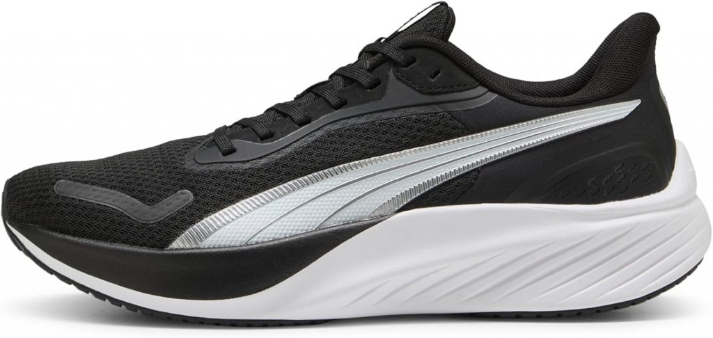 Puma Pounce LITE, Unisex Straßen-Laufschuh, Puma Black-Puma White