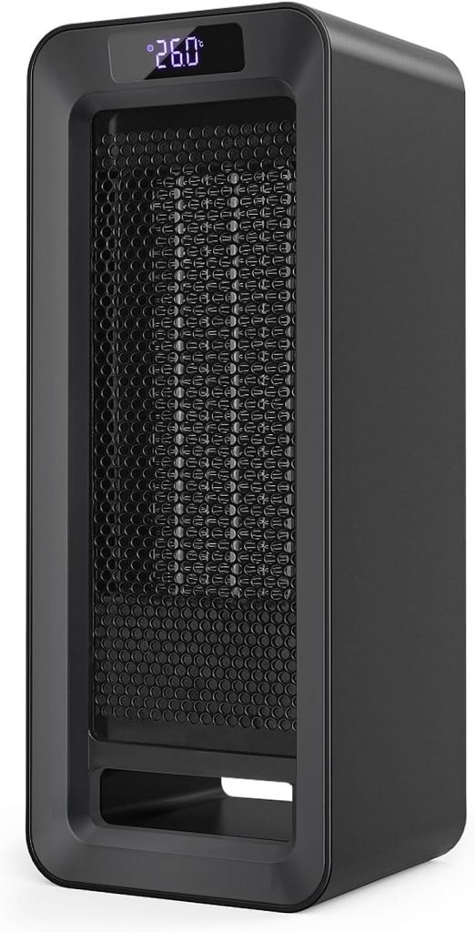 Heizlüfter Energiesparend Leise, 1500W Elektrische Heizung mit Nachtlicht für Heizlüfter Bad, PTC Keramik Elektroheizung mit LED Display und 3 Geschwindigkeiten (Schwarz)11.99➡️ https://www.amazon.de/dp/B0FJM4363K?tag=preisfehlerheute-21