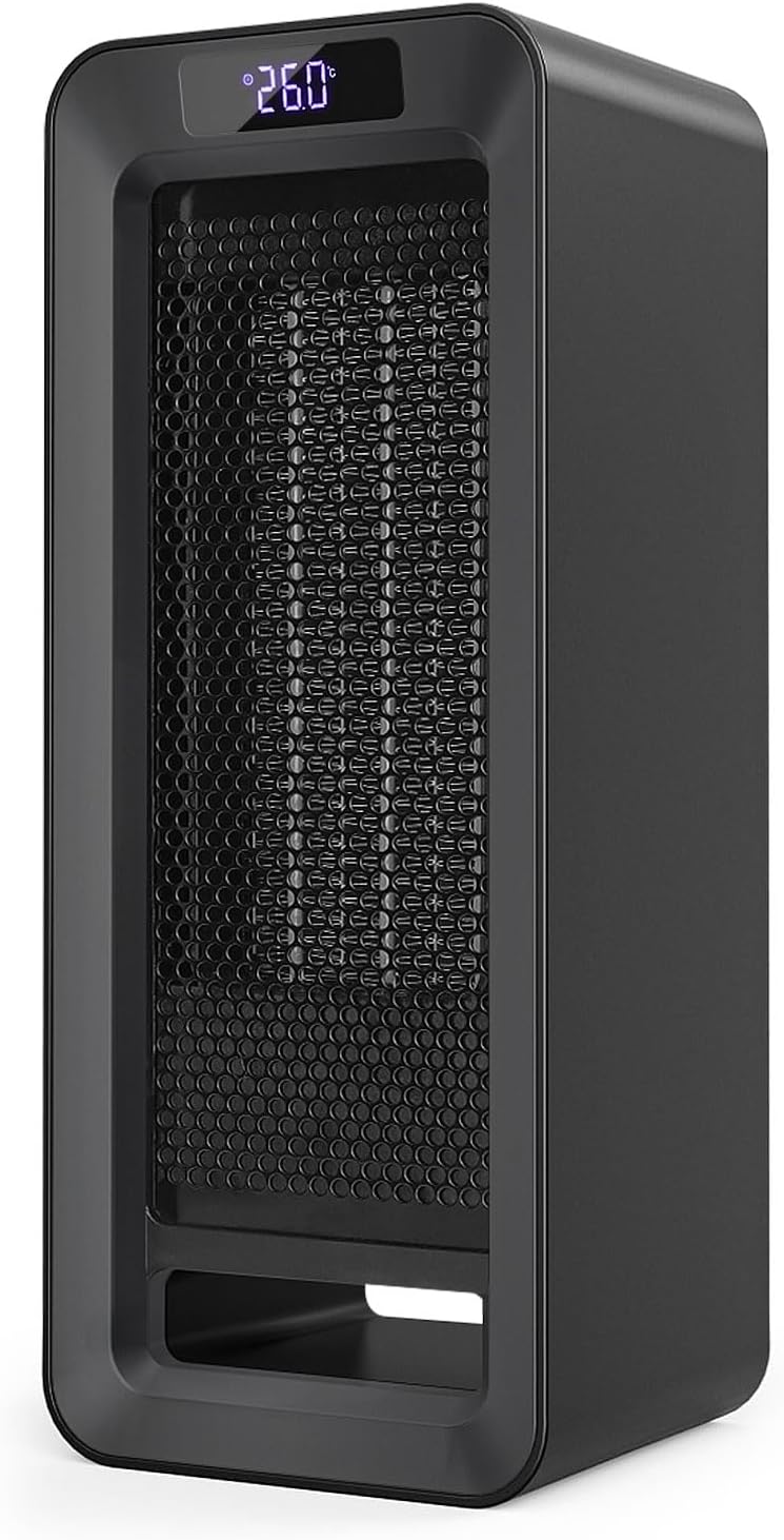 Heizlüfter Energiesparend Leise, 1500W Elektrische Heizung mit Nachtlicht für Heizlüfter Bad, PTC Keramik Elektroheizung mit LED Display und 3 Geschwindigkeiten (Schwarz)11.99➡️ https://www.amazon.de/dp/B0FJM4363K?tag=preisfehlerheute-21