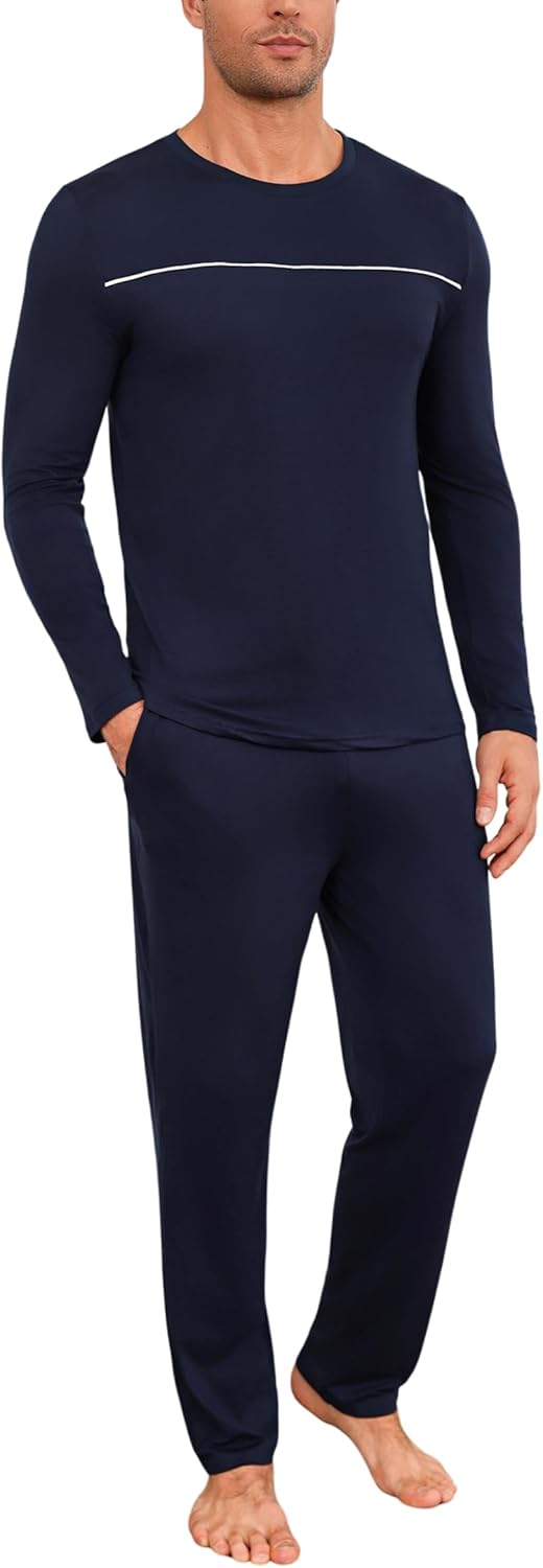 🤴 Marvmys Herren Schlafanzug Lang Winter Baumwolle Pyjama Set Rundhals Taschen Verstellbarer Bund Bequeme Nachtwäsche18,48€ statt 36,99€ - 51,00 % 🔥🚚 Verkauft von ANDA-EU und Versand durch Amazon96 Bewertungen: 4.6 / 5.0 ⭐️⭐️⭐️⭐️⭐️🛒 zu Amazon https://www.amazon.de/dp/B0F9XXFGF5/?amp%3Btag=preisfehlerheute-21&amp%3Bth=1&amp%3Bpsc=1&tag=preisfehlerheute-21