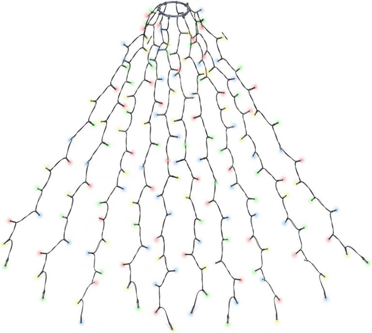 SALCAR 3m Christbaumbeleuchtung mit Ring und 10 Girlanden, 350er LED Weihnachtsbaum Lichterkette Überwurf Wasserdicht für 120cm bis 350cm Tannenbaum, Bunt19,98€ statt 29,99€➡️ https://www.amazon.de/dp/B0B739JYWY/?tag=preisfehlerheute-21