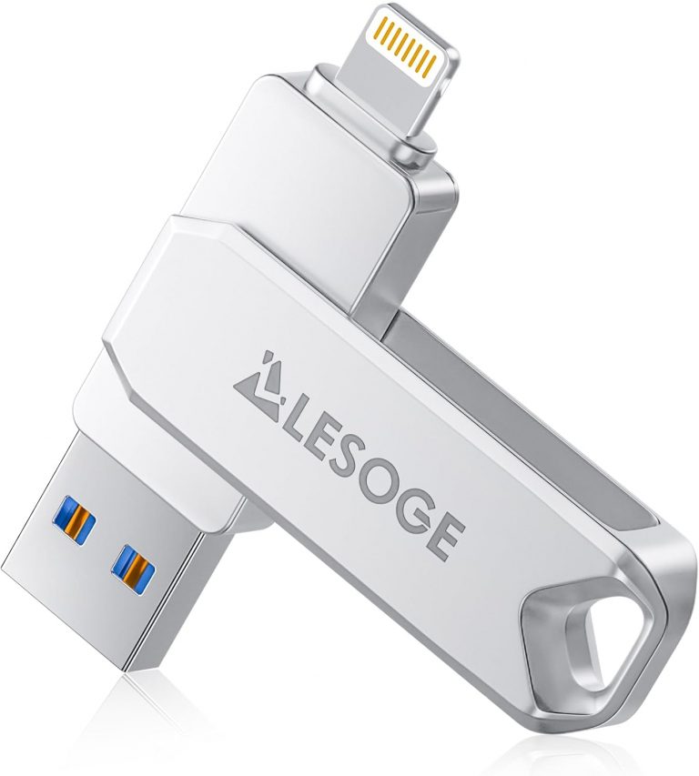 LESOGE MFi Zertifizierter USB Stick 128GB für iPhone,3 in 1 USB Speicherstick USB 3.0 USB-Flash-Laufwerk, Externer Speichererweiterung Fotostick,USB C Stick für iPhone/iPad/Android/PC/Mac25,14€ statt 31,99€➡️ https://www.amazon.de/dp/B0CXP156VL/?tag=preisfehlerheute-21
